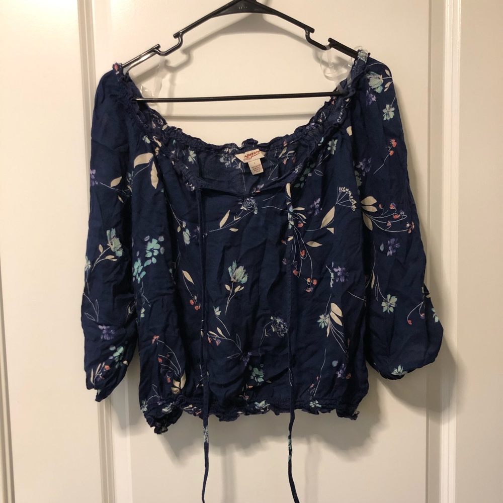 Arizona long sleeve navy shirt